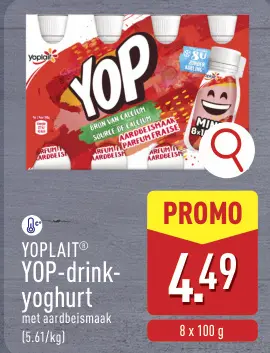 Promotie: YOP-drink-yoghurt