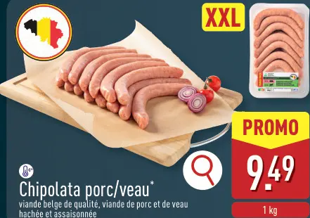 Offre: Chipolata porc/veau