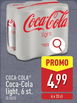 Aanbieding: Coca-Cola light