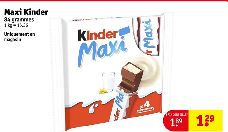 Offre: Maxi Kinder
