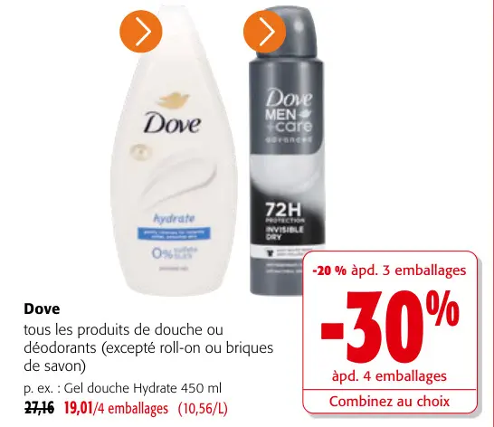 Offre: Gel douche Hydrate