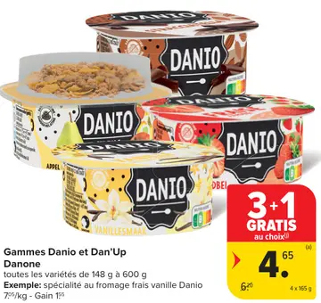 Offre: Gammes Danio et Dan'Up