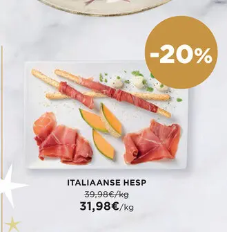 Promotie: Italiaanse hesp