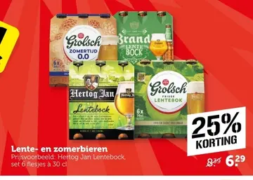Aanbieding: Lente- en zomerbieren