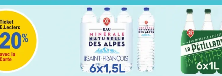 Promotie: Eau Minérale Naturelle des Alpes Saint-Franço