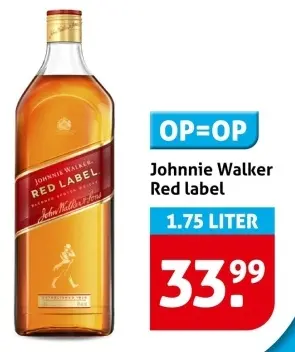 Aanbieding: Johnnie Walker Red label