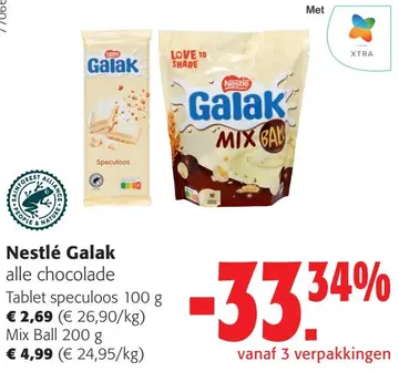 Aanbieding: Alle chocolade van Nestlé Galak