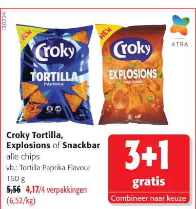 Promotie: Tortilla, Explosions of Snackbar alle chips