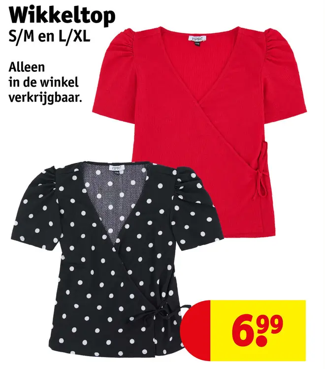 Aanbieding: Wikkeltop