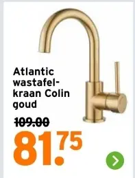 Aanbieding: wastafelkraan Colin