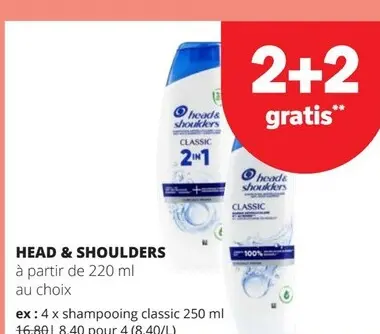 Offre: Shampooing classic