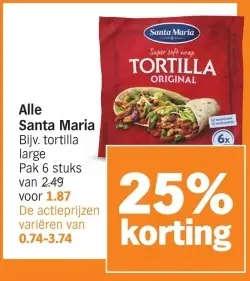 Aanbieding: Tortilla Original