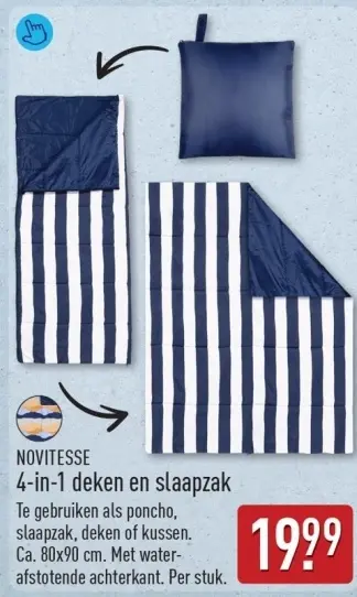 Aanbieding: 4-in-1 deken en slaapzak