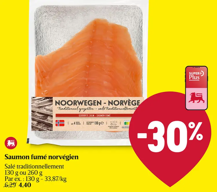 Offre: Saumon fumé norvégien
