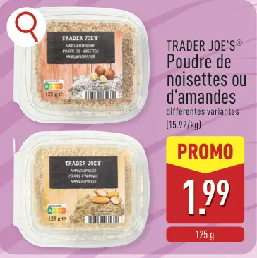 Offre: Poudre de noisettes ou d'amandes