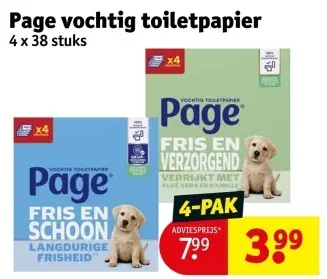 Promotie: Vochtig toiletpapier