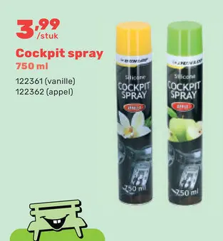 Promotie: Cockpit spray