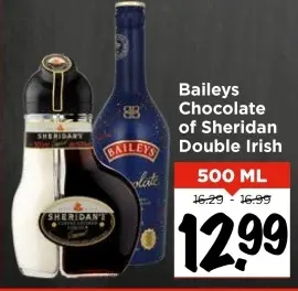 Aanbieding: Baileys Chocolate of Sheridan Double Irish