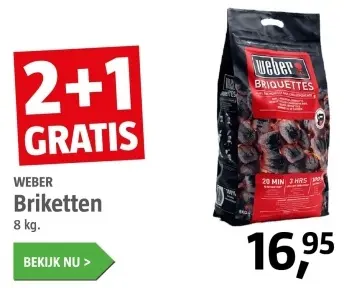 Aanbieding: Briketten 8 kg