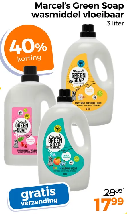 Aanbieding: Wasmiddel vloeibaar