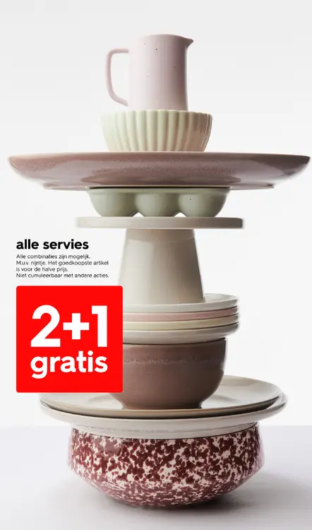 Promotie: alle servies