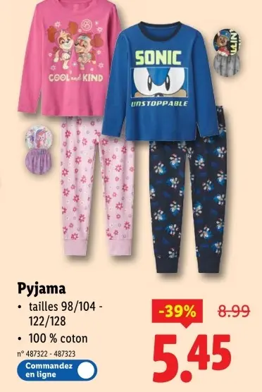 Offre: Pyjama