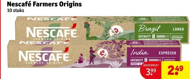 Aanbieding: Nescafé Farmers Origins