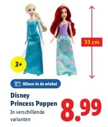 Aanbieding: Disney Princess Poppen