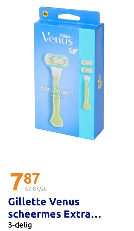 Aanbieding: Gillette Venus scheermes Extra smooth