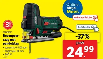 Aanbieding: Decoupeerzaag met pendelslag