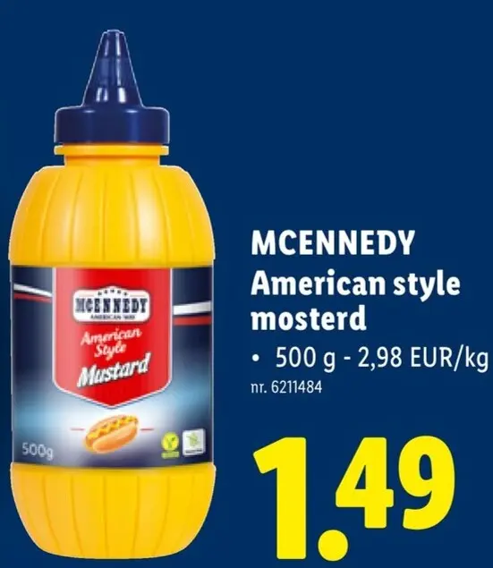 Promotie: American style mosterd