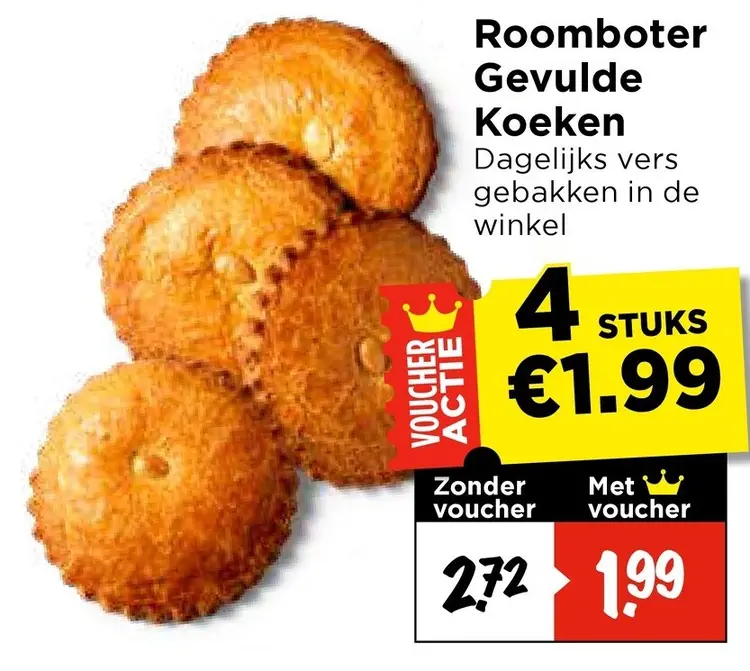 Roomboter Gevulde Koeken
