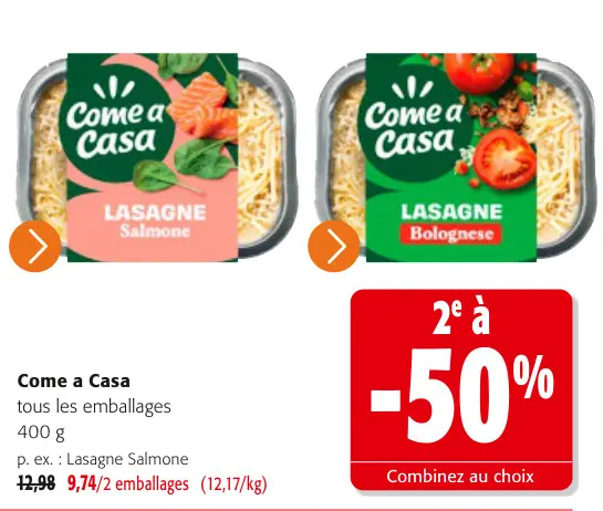 Offre: Lasagne Salmone