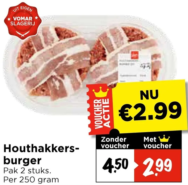 Aanbieding: Houthakkers-burger