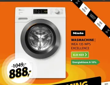 Aanbieding: Wasmachine wea 135 wps excellence