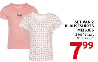 Promotie: Blouseshirts meisjes