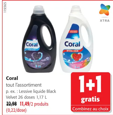 Offre: Tout l'assortiment Coral