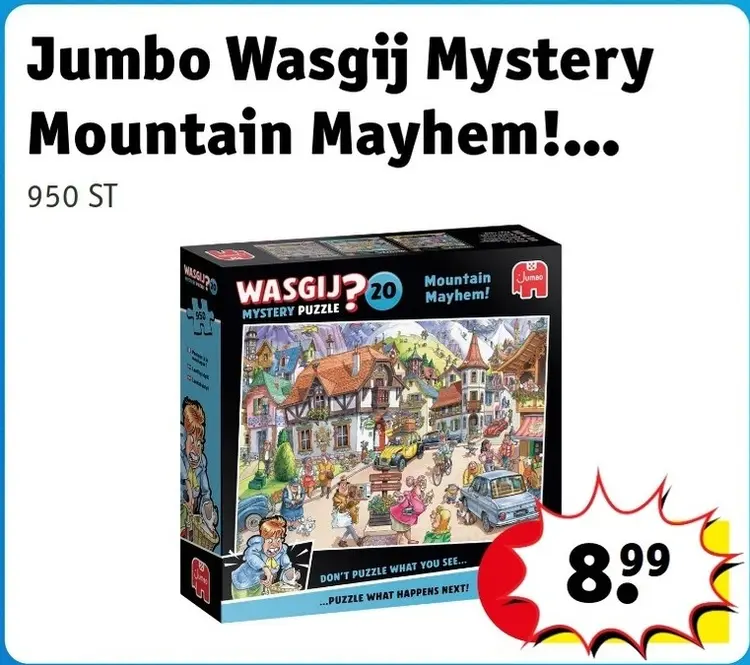 Aanbieding: Wasgij Mystery Mountain Mayhem! Puzzel
