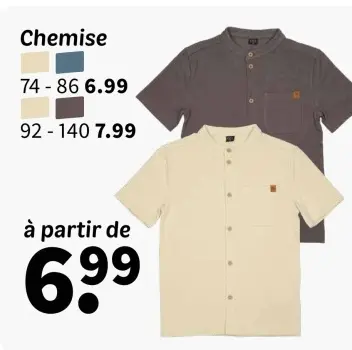 Offre: Chemise