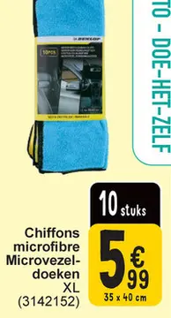 Aanbieding: Chiffons microfibre Microvezeldoeken XL