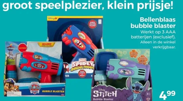 Aanbieding: Bellenblaas bubble blaster