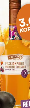 Aanbieding: Passionfruit martini cocktail