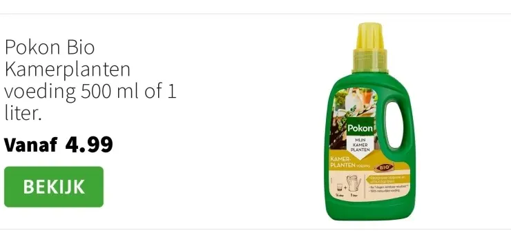 Aanbieding: Kamerplanten voeding