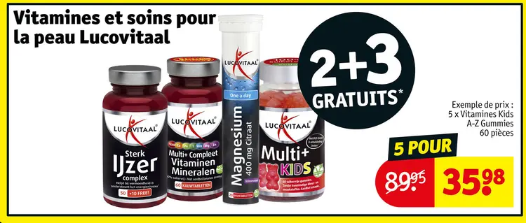 Offre: Vitamines et soins pour La peau Lucovitaal
