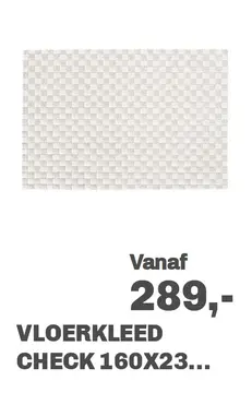 Aanbieding: Vloerkleed Check 160x230 cm