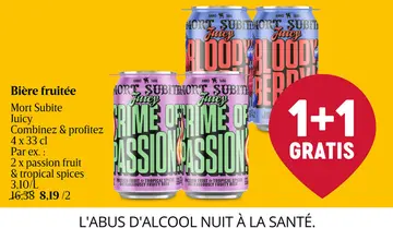 Offre: Biere fruitée | 7.2% | Cannette