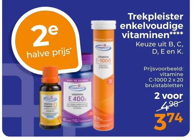 Aanbieding: Enkelvoudige vitaminen