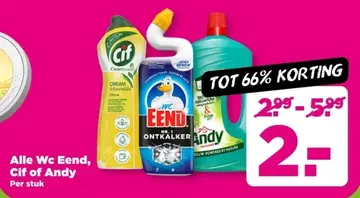 Aanbieding: Alle Wc Eend, Cif of Andy