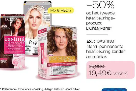 Promotie: Semi-permanente haarkleuring zonder ammoniak
