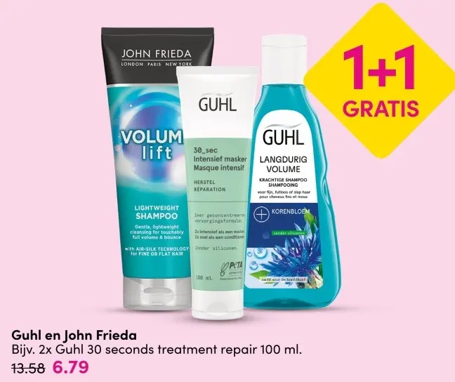 Aanbieding: Guhl en John Frieda